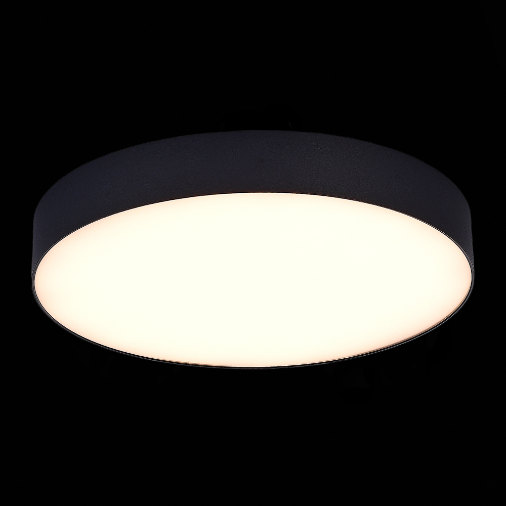 ST606.432.48 Светильник потолочный Черный LED 1*48W 3000K 4 320Lm Ra&gt;85 120° IP20 D400xH55 185-265V Накладные светильники