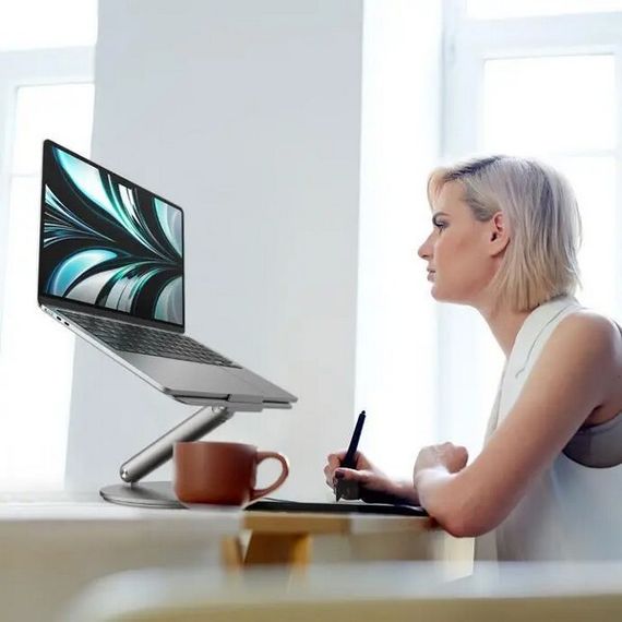 Подставка для ноутбука Powerology Rotatable Desktop Stand (PLPRSTGY) Dark Grey