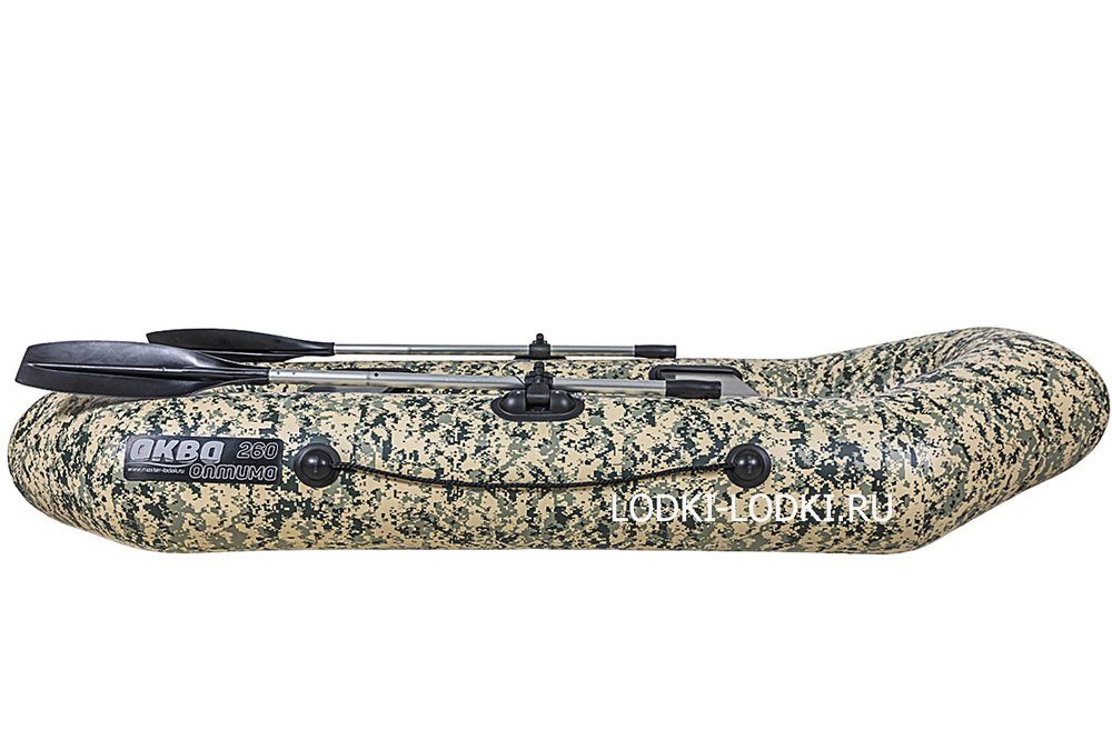 Аква-оптима 260 НАДУВНОЕ ДНО камуфляж (лодка ПВХ)