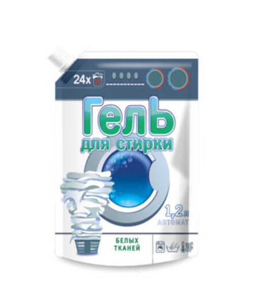 ГЕЛЬ ДЛЯ СТИРКИ VESTAR ДЛЯ БЕЛОГО БЕЛЬЯ 1,2Л (С27)