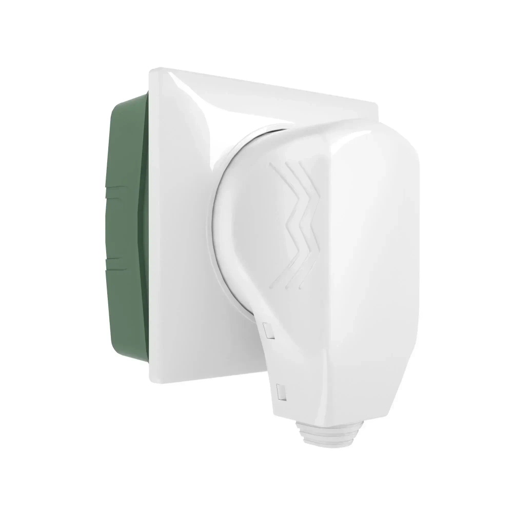 Розетка с вилкой для электроплиты 32А 250В (белый) W1189201