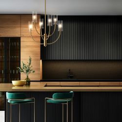 Люстра на штанге Maytoni Arco MOD223PL-06BS