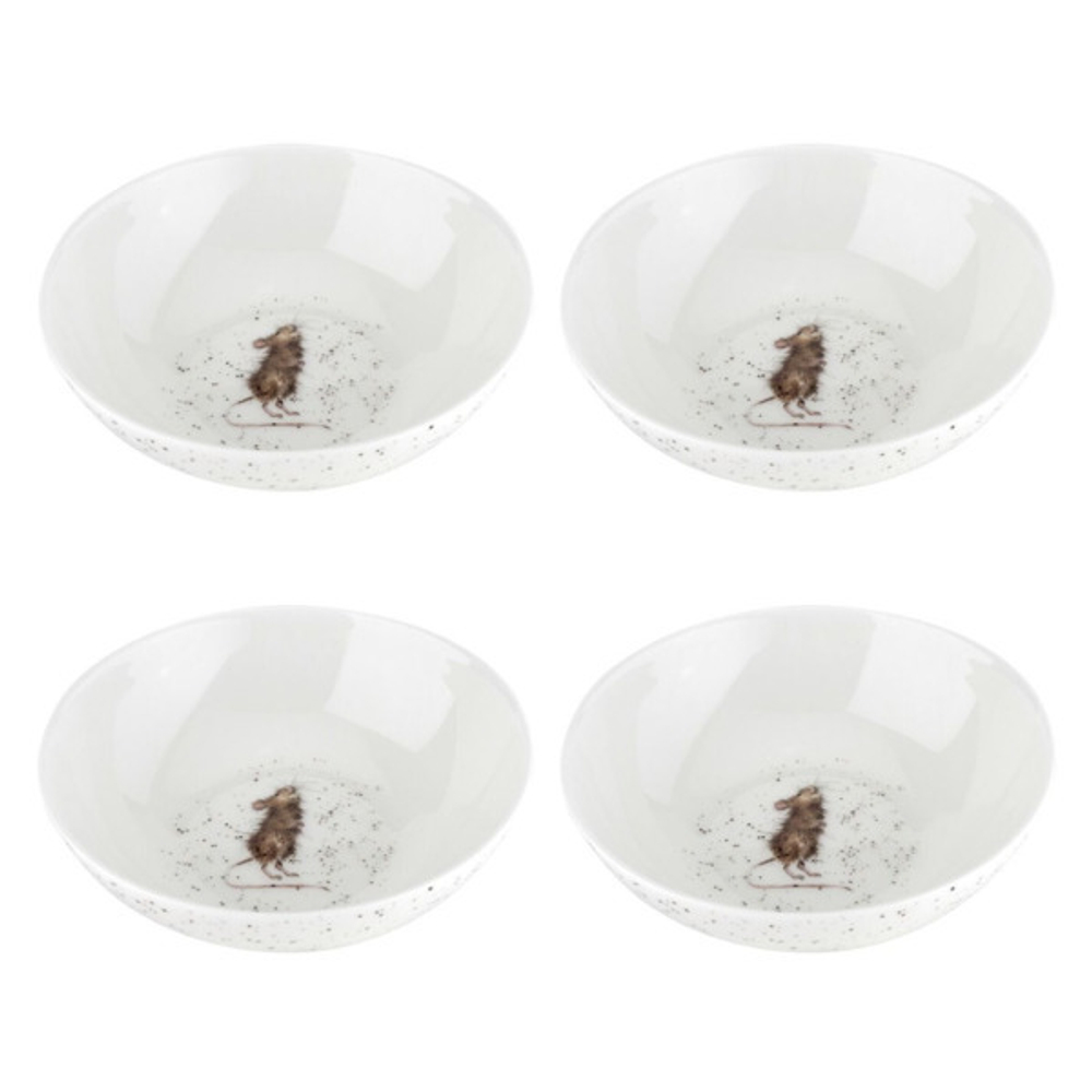 Набор салатников индивидуальных 4шт 15см Royal Worchester Забавная фауна Мышка Royal Worcester