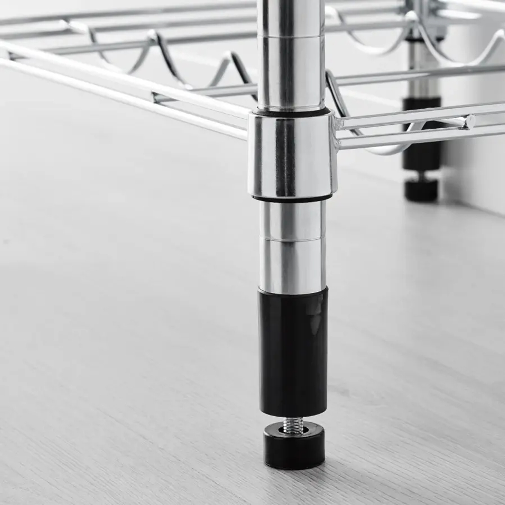 Этажерка - IKEA OMAR/ОМАР ИКЕА, серебристый