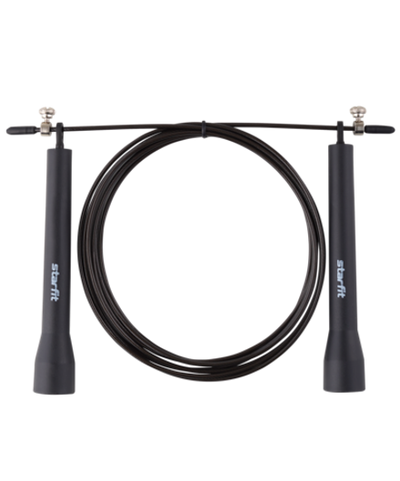 Скакалка RP-202 с подшипниками, с пластиковыми ручками, 3 м, черный