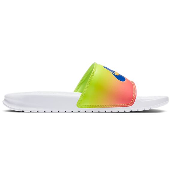 Nike Benassi JDI 'White Red Green Gradient'