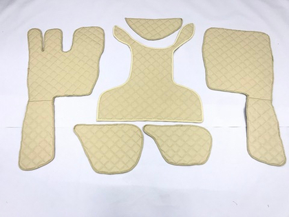 Коврики стеганые из искусственной кожи 73 Volvo FM FMX 2005-2019 г. короткая кабина (Польша)