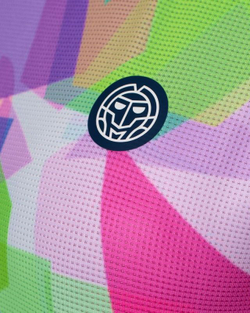 Футболка для девочки теннисная Bidi Badu Junior Kaleido Capsleeve - разноцветный