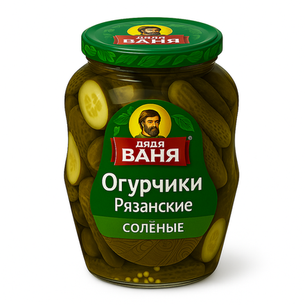 Огурчики Дядя Ваня Рязанские 950 гр