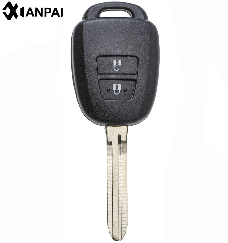 Корпус прямоугольного ключа 13199 TOYOTA: TOYO-15.P TOY43 TY37R, 2 кнопки