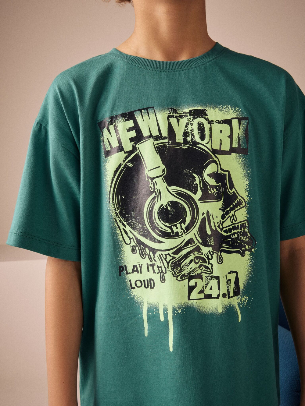 Пижама для мальчика Next AM2-790, 2 шт., Синий, Зеленый