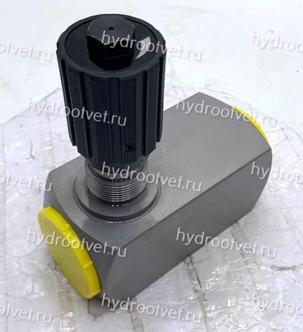 DRV30-1-10/V - Дроссель трубного монтажа c рукояткой, G11/2, обратный клапан - есть