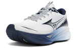 Mizuno Astro Plus lightweight, increased cushioning fabric, shock absorption, non-slip, breathable, rebound, low-cut casual running shoes for men and women with the same deep blue color scheme