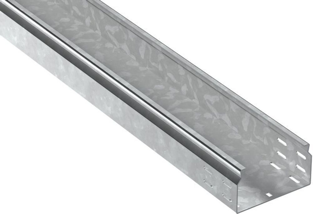 Лоток листовой неперфорир. 80х150 L2500 сталь 2.0мм HDZ ESCA 7 IEK CLN10-080-150-200-D25-HDZ