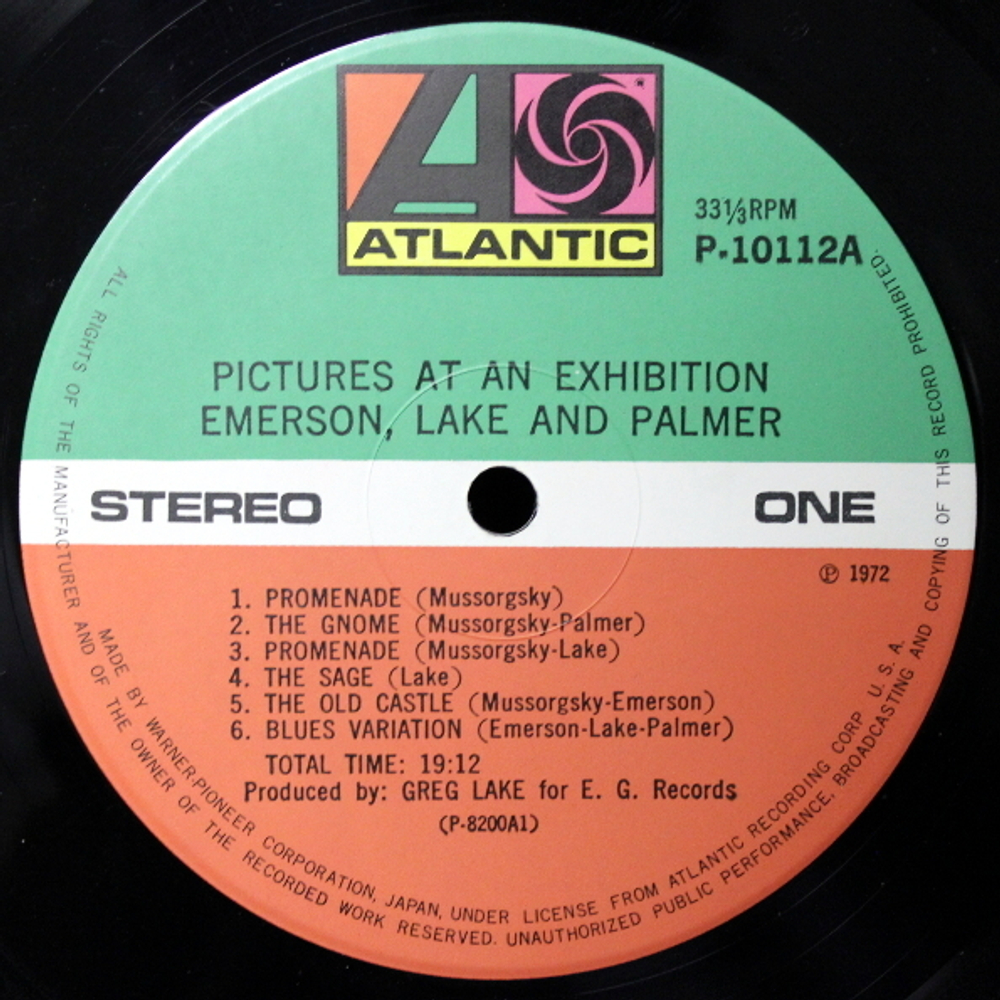 Emerson, Lake & Palmer / Pictures At An Exhibition (LP)