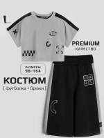 Костюм для девочки в садик, футболка и штаны