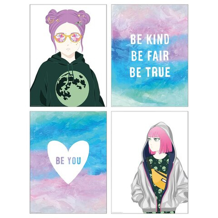 IKEA BILD  (ИКЕА БИЛД)  -  Плакат, будь собой, 30x40 см