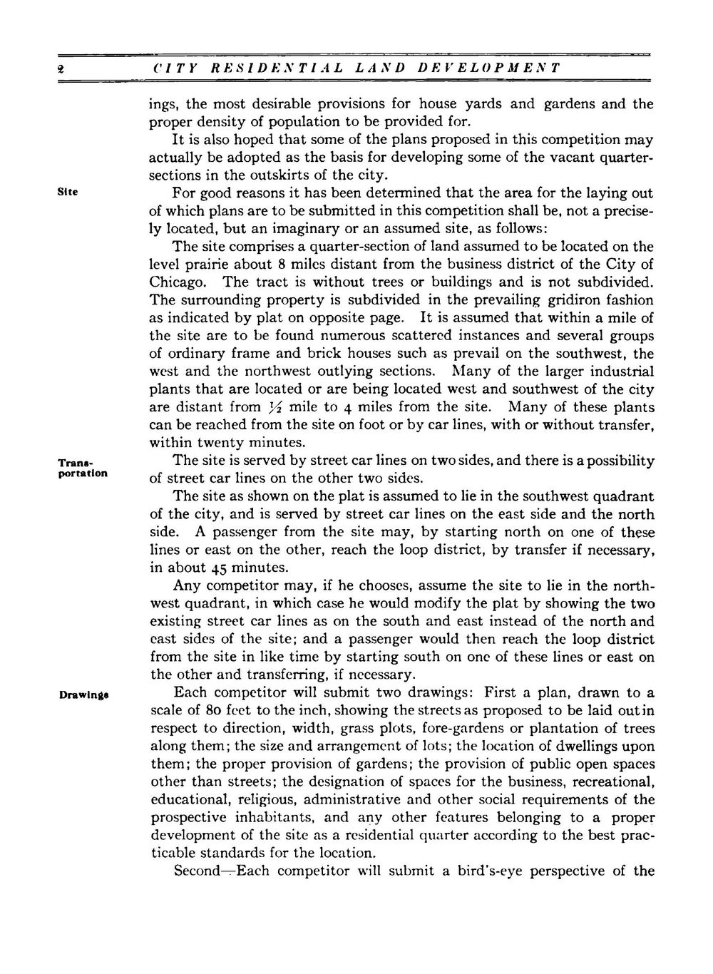 City Residential Land Development. Studies in Planning | Alfred Beaver Yeomans