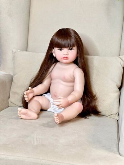 Кукла Реборн виниловая 55см без одежды (FA-272W)
