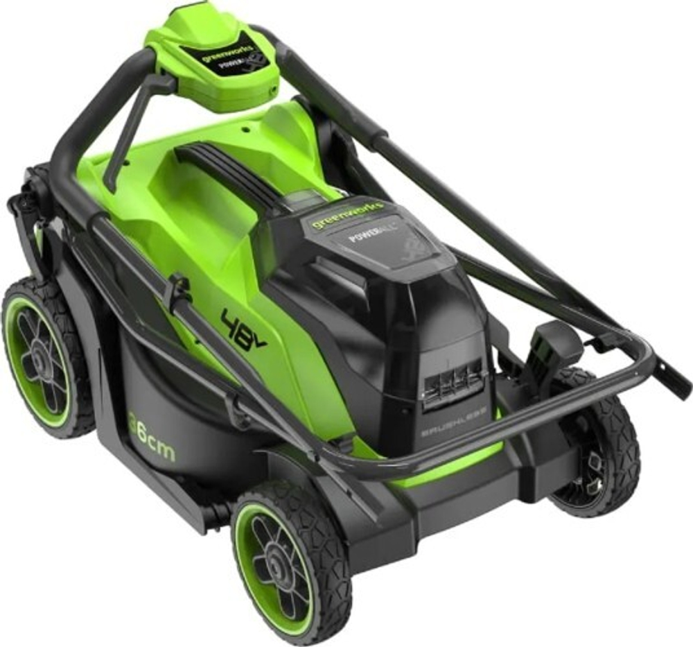 Газонокосилка аккумуляторная GREENWORKS 2520707 2x24V, 36 см, бесщеточная, без АКБ и ЗУ