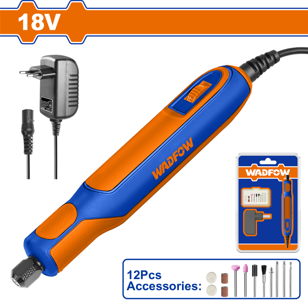 Гравер электрический 18 В WADFOW WRY16180