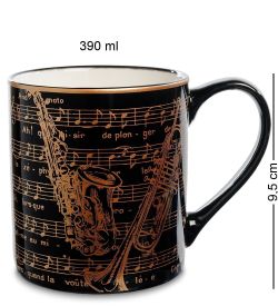 Love Drinks ML-01 Кружка «Звуки джаза» 390мл в подарочной коробке