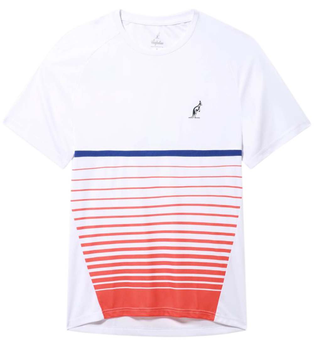 Мужская теннисная футболка Australian Ace Logo T-Shirt - bianco