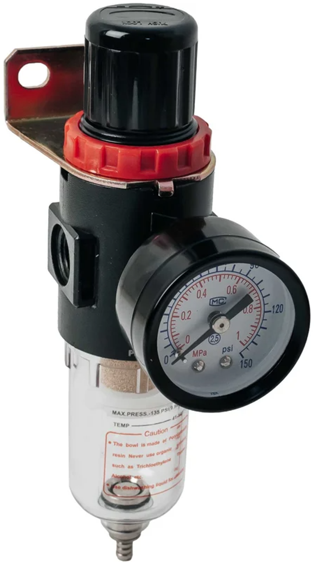 Фильтр влагоотделитель AFR-2000 с регулятором давления воздуха/Ловушка-фильтр регулятор с манометром