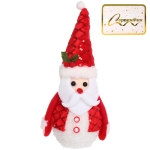 Сувенир новогодний «Новогодняя радость - Дед Мороз» 12*23*6,5 см, Красный (с подсветкой)