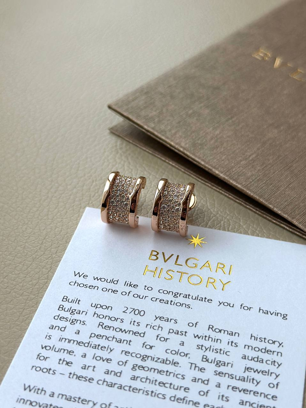 Серьги Bvlgari