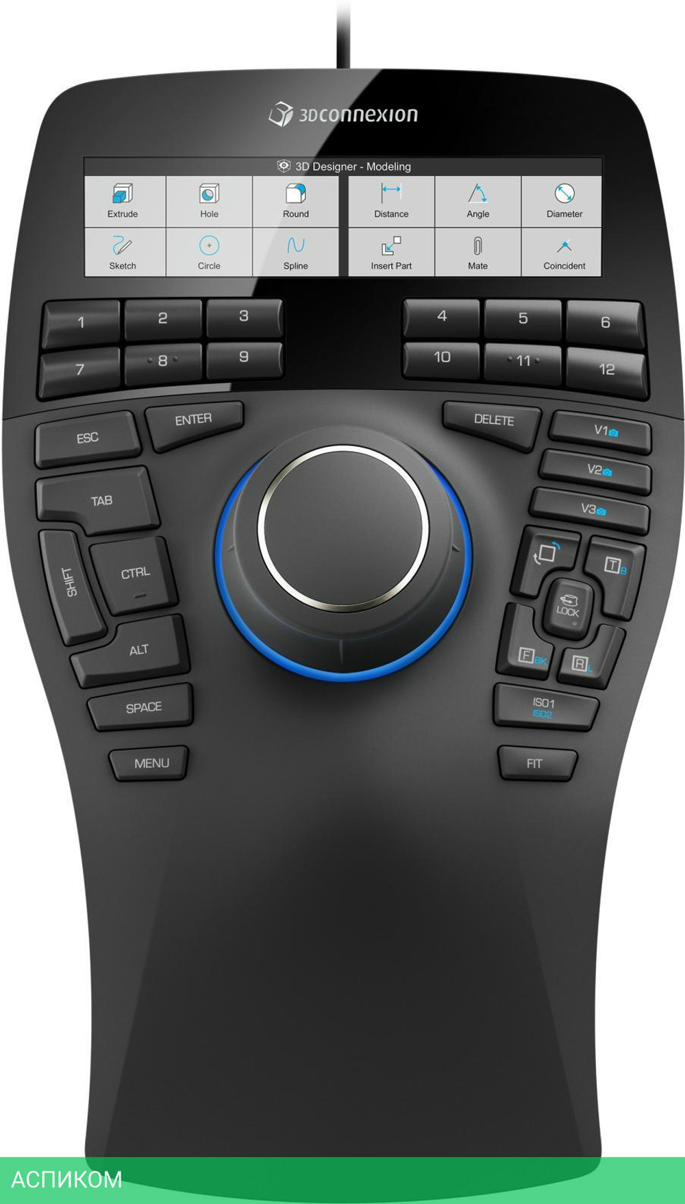 Мышь 3DConnexion SpaceMouse Enterprise (3DX-700056)