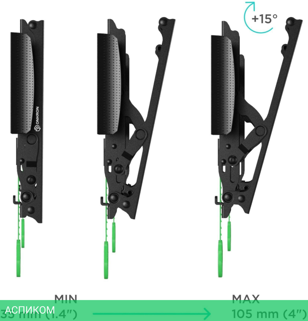 Кронштейн OnKron TM4 черный