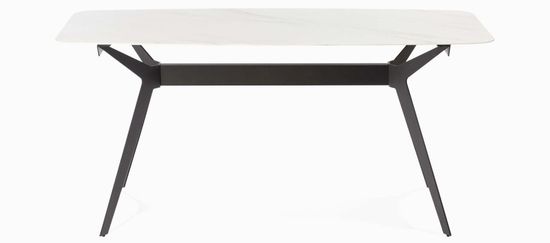 Обеденный стол Scarlet 160х80 ножка из стали, столешница керамика