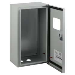 Корпус металлический ЭРА SIMPLE ЩМПг-01 с окном (410x220x175) IP54 У2 серый