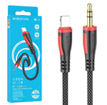 Аудио Адаптер BOROFONE BL14 Lightning - 3.5mm AUX (черный)