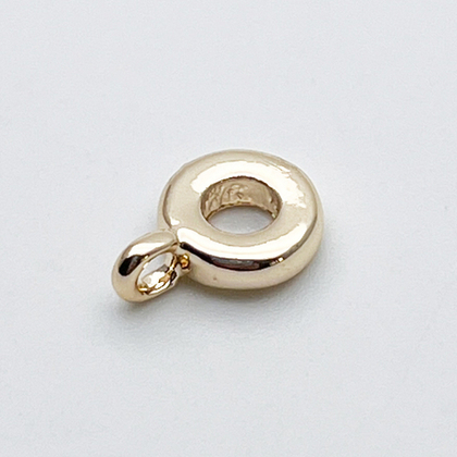 Бейл, цвет золото, размер 11*8*2,2 мм, отверстие 3,5 мм, цена за 1 шт