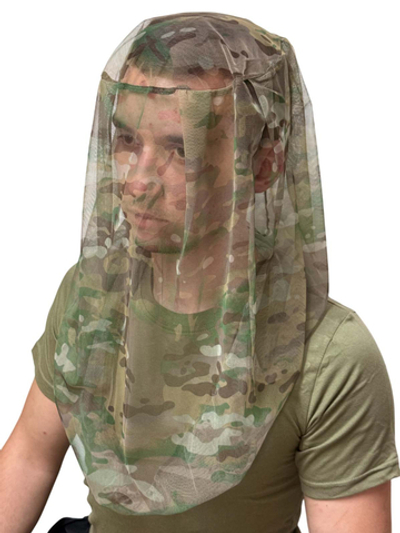 Москитный накомарник на голову (Мультикам)