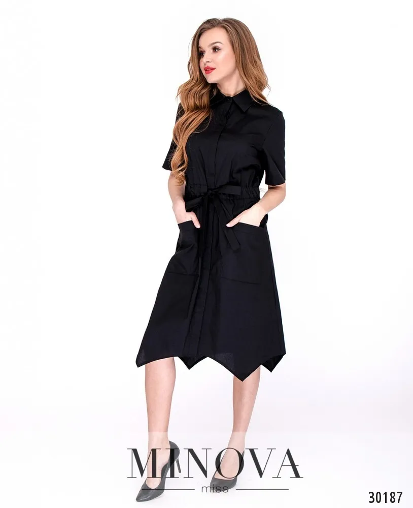 Платье 8604-черный Minova