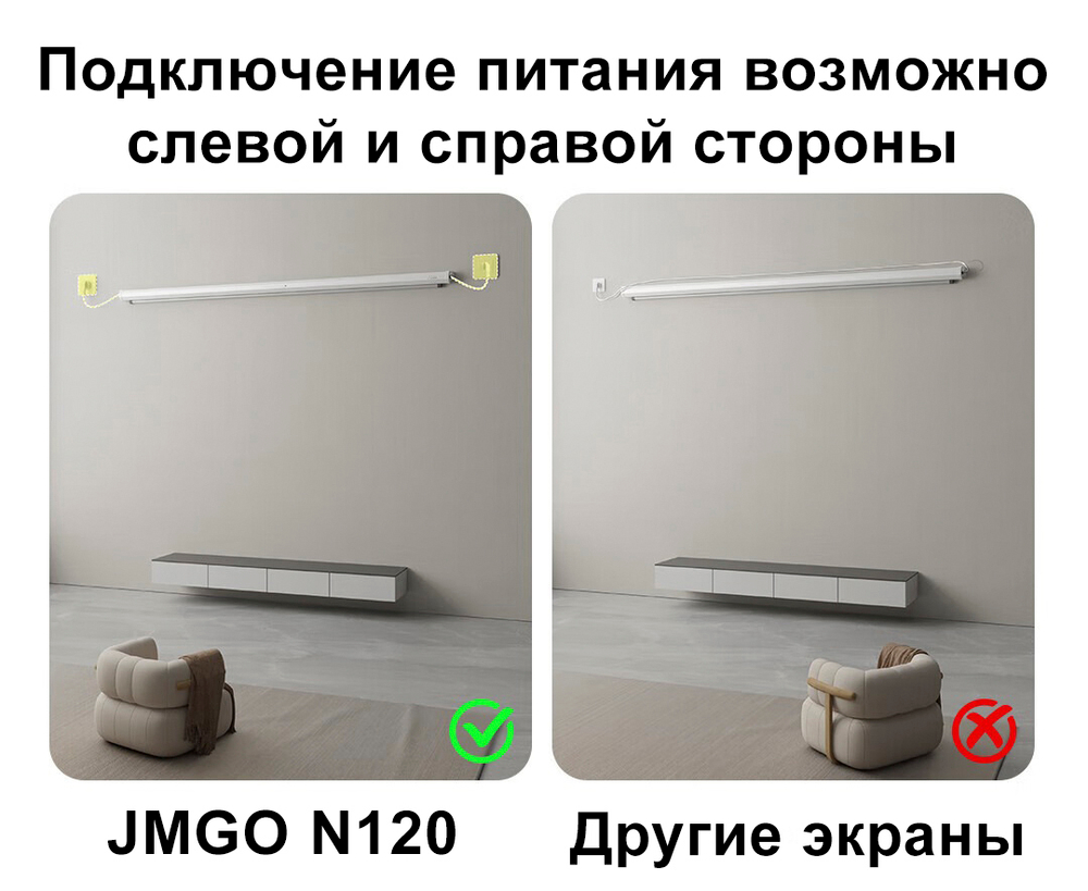 Экран для проектора JMGO N120 (120 дюймов)