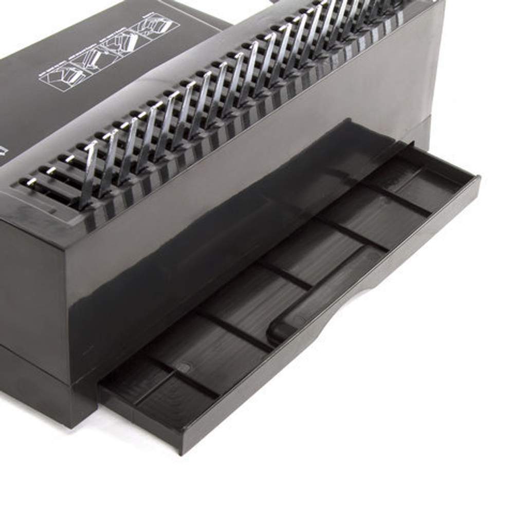 Переплетная машина для пластиковой пружины BRAUBERG "B12", пробивает до 12 листов, сшивает до 450 листов, 530959