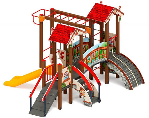 Детский игровой комплекс В гостях у сказки Н 900 ДИК 1.05.01-26
