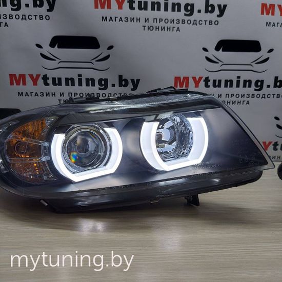 Передние фары для BMW 3 E90 / E91 (05-08) Black