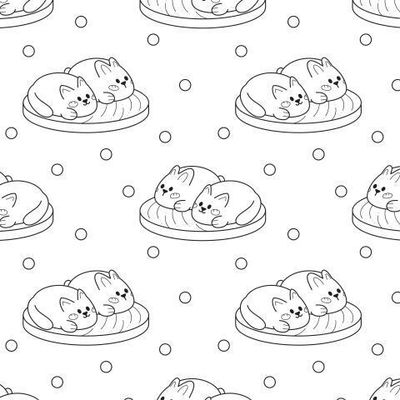 Манджу котик и кролик4