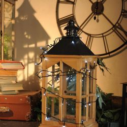 ULD-S1000-100-DGA WHITE IP20 Гирлянда светодиодная. 10м. 100 светодиодов. Белый свет. Провод зеленый. ТМ Uniel