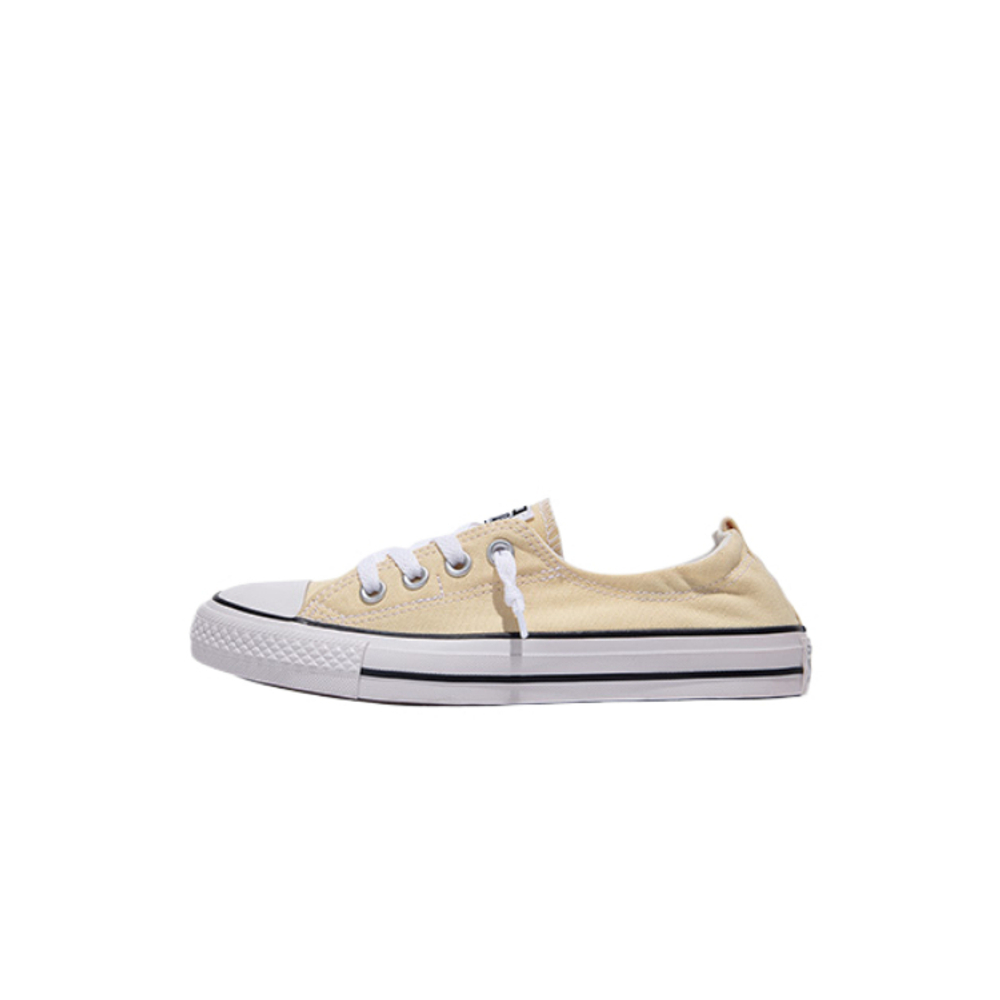 Converse CHUCK TAYLOR Canvas Shoes Women"s Low top Beige Yellow