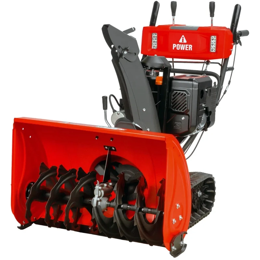 A-iPower AS7615LE бензиновый снегоуборщик 15 л.с, ковш 76 см, выброс 12 м, 6 вперед/2 назад 41208