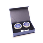 Подарочный набор с двумя видами чёрной икры, 2*50г