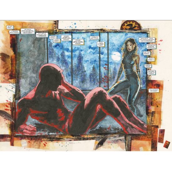 Комикс Сорвиголова: Последние дни (обложка для магазинов комиксов)