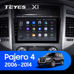 Teyes X1 9" для Mitsubishi Pajero IV 2006-2014