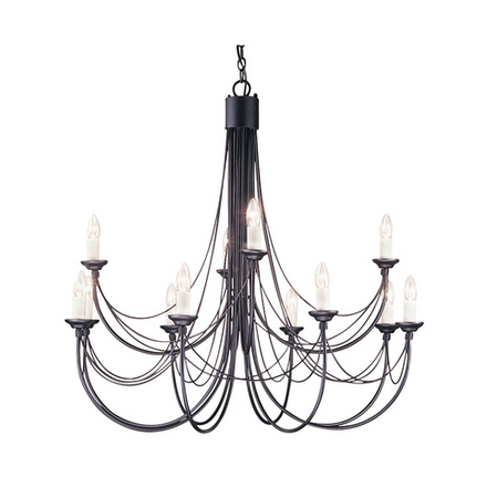 Люстра CB12-BLACK Elstead Lighting